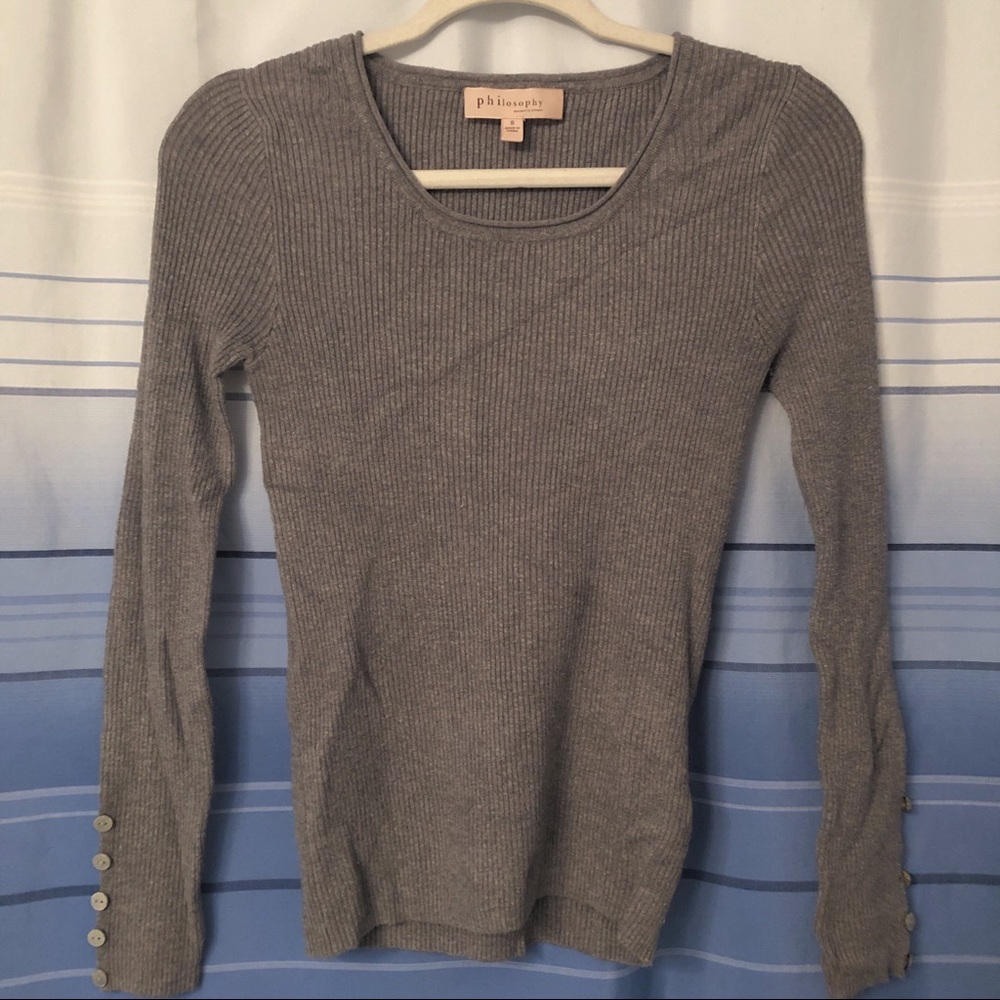 Philosophy Grey SWEATER